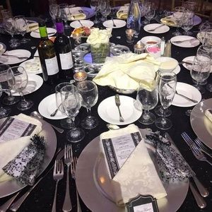 Wedding/home decor. Silver mirrors. Centre pieces